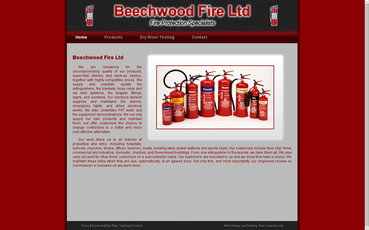 Beechwood Fire Ltd Website