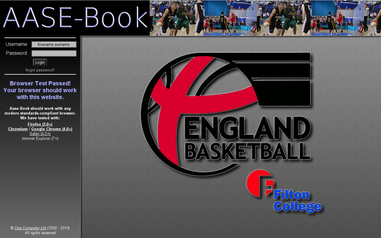 AASE-Book: England Basketball